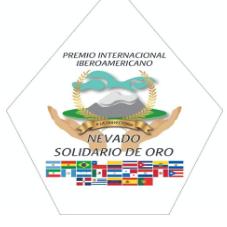 PREMIO INTERNACIONAL IBEROAMERICANO A LA TRAYECTORIA EL NEVADO SOLIDARIO DE ORO