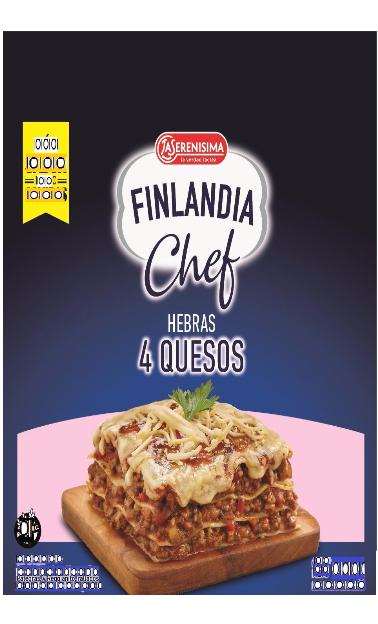 LA SERENISIMA LA VERDAD LACTEA FINLANDIA CHEF HEBRAS 4 QUESOS