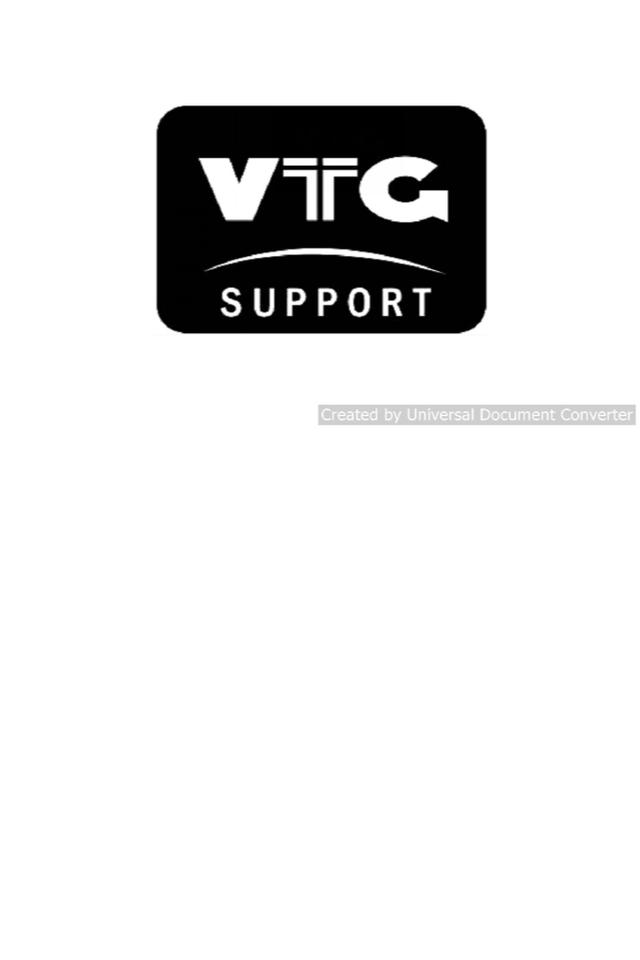 VTG SUPPORT