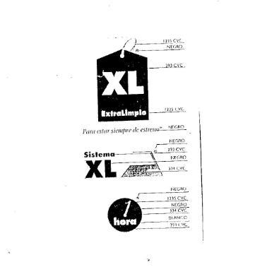 XL EXTRALIMPIO PARA ESTAR SIEMPRE DE ESTRENO SISTEMA XL 1 HORA