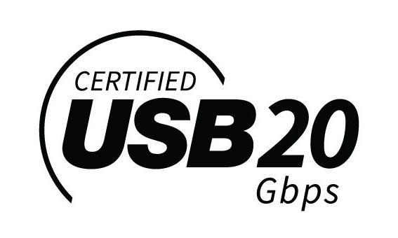 CERTIFIED USB 20 GBPS