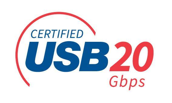 CERTIFIED USB 20 GBPS