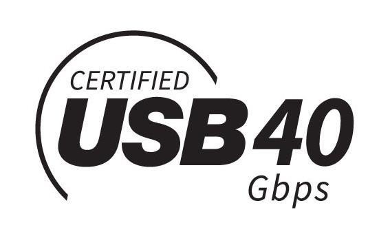 CERTIFIED USB 40 GBPS