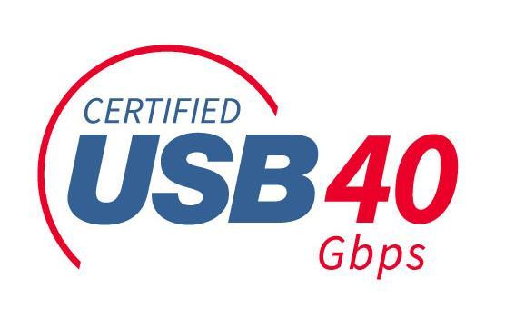 CERTIFIED USB 40 GBPS