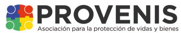 PROVENIS ASOCIACIÓN PARA LA PROTECCION DE VIDAS Y BIENES