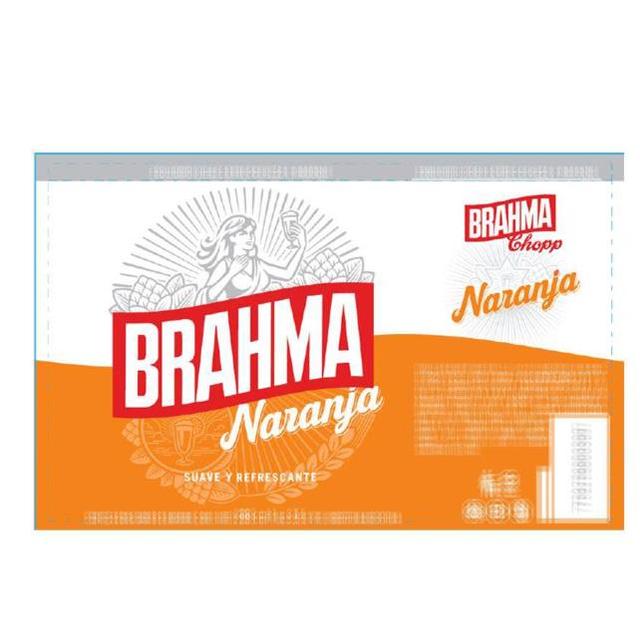 BRAHMA NARANJA SUAVE Y REFRESCANTE BRAHMA CHOPP NARANJA