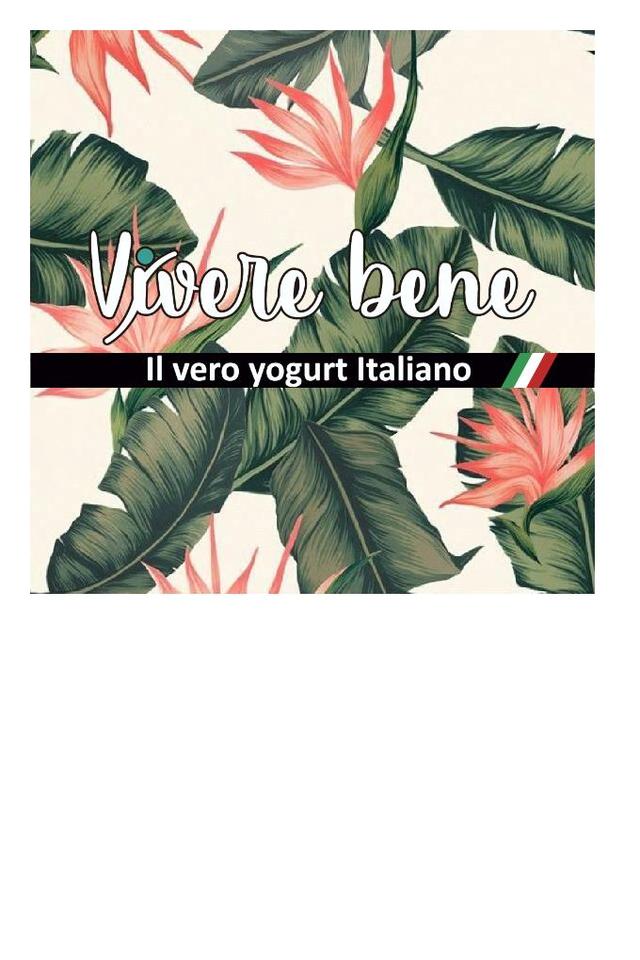 VIVERE BENE IL VERO YOGURT ITALIANO