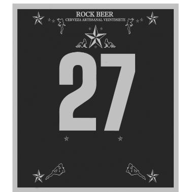 27 ROCK BEER CERVEZA ARTESANAL VEINTISIETE