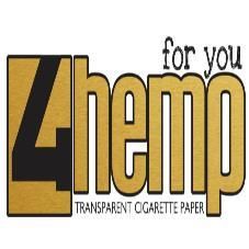 FOUR YOU 4 HEMP TRANSPARENT CIGARETTE PAPER