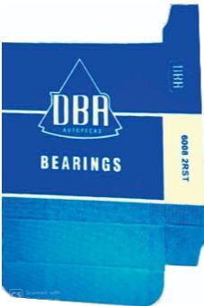 DBA  AUTOPEÇAS BEARINGS DBA 6008 2RST