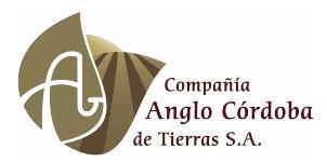 A COMPAÑÍA ANGLO CÓRDOBA DE TIERRAS S.A.