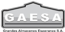 GAESA GRANDES ALMACENES ESPERANZA S.A.