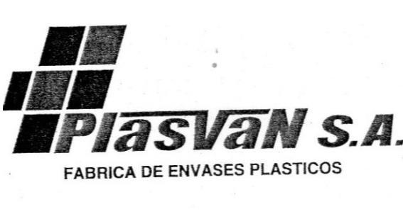 PLASVAN S.A. FABRICA DE ENVASES PLASTICOS