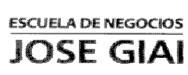 ESCUELA DE NEGOCIOS JOSE GIAI