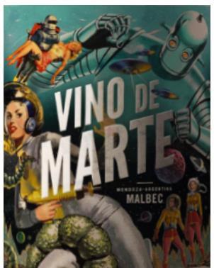 VINO DE MARTE MENDOZA ARGENTINA MALBEC