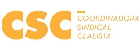 CSC COORDINADORA SINDICAL CLASISTA