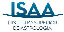 INSTITUTO SUPERIOR DE ASTROLOGÍA ISAA