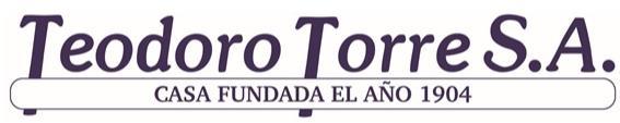 TEODORO TORRE S.A. CASA FUNDADA EL AÑO 1904