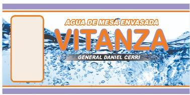 AGUA DE MESA ENVASADA VITANZA GENERAL DANIEL CERRI