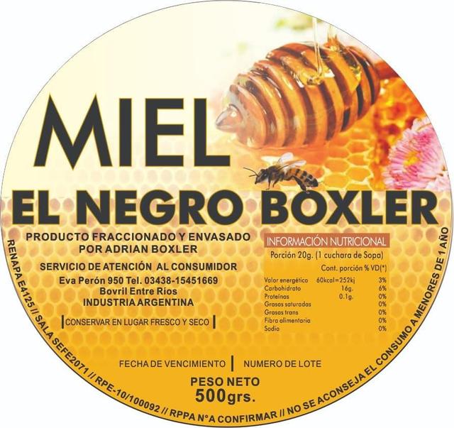 MIEL EL NEGRO BOXLER