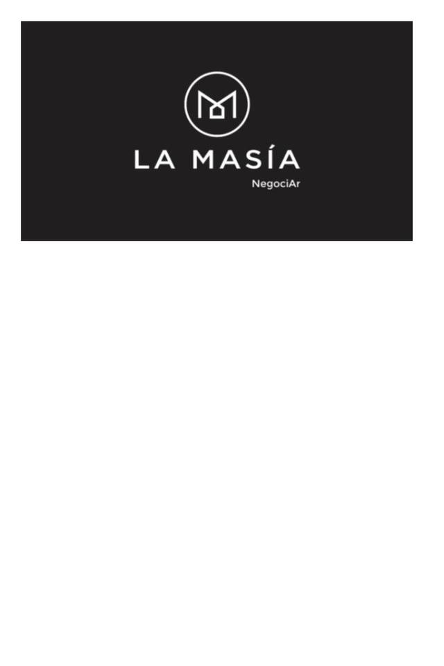 LA MASÍA NEGOCIAR