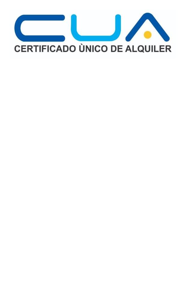 CUA CERTIFICADO UNICO DE ALQUILER