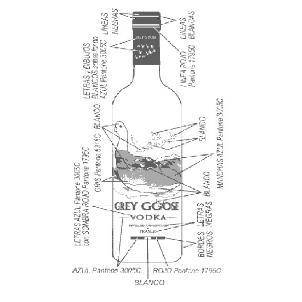 GREY GOOSE VODKA DISTILLED AND BOTTLED IN FRANCE