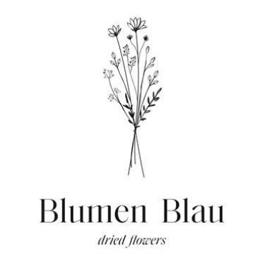 BLUMEN BLAU DRIED FLOWERS