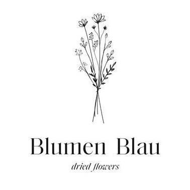 BLUMEN BLAU DRIED FLOWERS