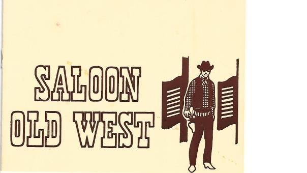 SALOON OLD WEST