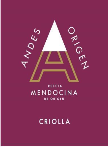 ANDES ORIGEN RECETA MENDOCINA DE ORIGEN CRIOLLA