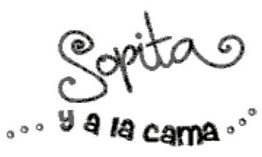 SOPITA ... Y A LA CAMA ...