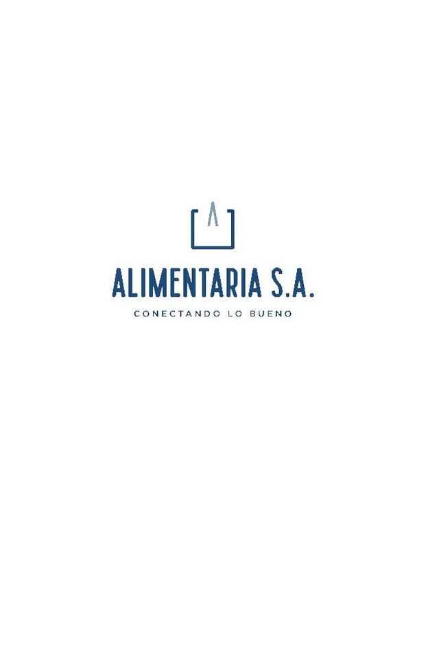 ALIMENTARIA SA CONECTANDO LO BUENO