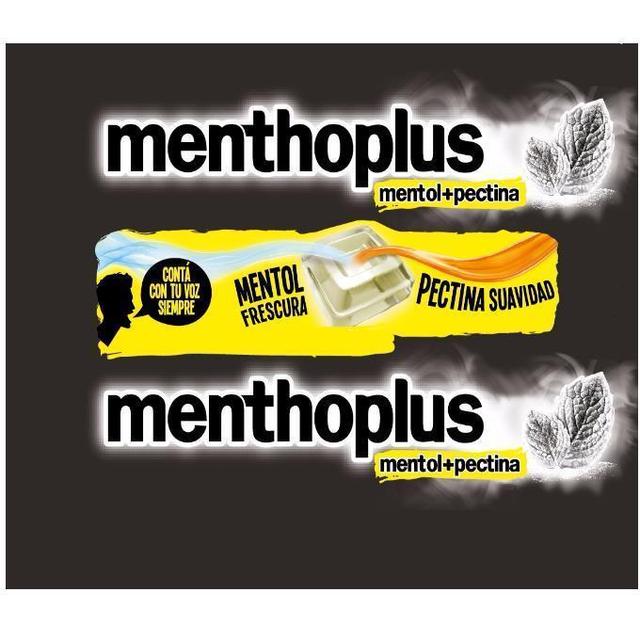 MENTHOPLUS MENTOL+PECTINA CONTÁ CON TU VOZ SIEMPRE MENTOL FRESCURA PECTINA SUAVIDAD MENTHOPLUS MENTOL+PECTINA