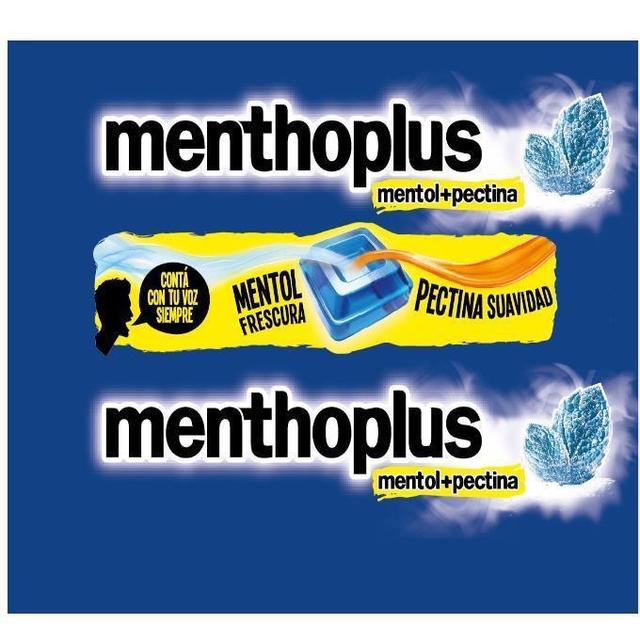 MENTHOPLUS MENTOL+PECTINA CONTÁ CON TU VOZ SIEMPRE MENTOL FRESCURA PECTINA SUAVIDAD MENTHOPLUS MENTOL+PECTINA