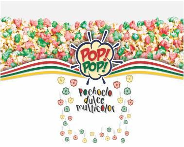 POP!POP! POCHOCLO DULCE MULTICOLOR