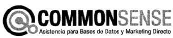 COMMONSENSE ASISTENCIA PARA BASES DE DATOS Y MARKETING DIRECTO