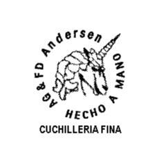 AG&FD ANDERSEN HECHO A MANO CUCHILLERIA FINA
