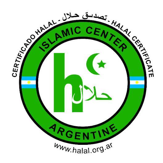 H CERTIFICADO HALAL - HALAL CERTIFICATE - ARGENTINE - ISLAMIC CENTER - WWW.HALAL.ORG.AR