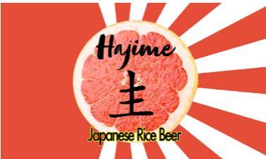 HAJIME JAPANESE RICE BEER