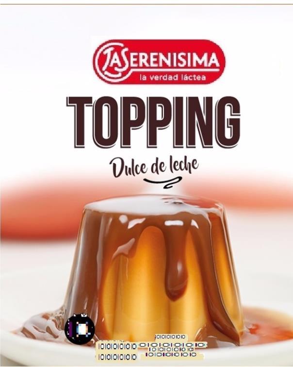 LA SERENISIMA LA VERDAD LACTEA TOPPING DULCE DE LECHE