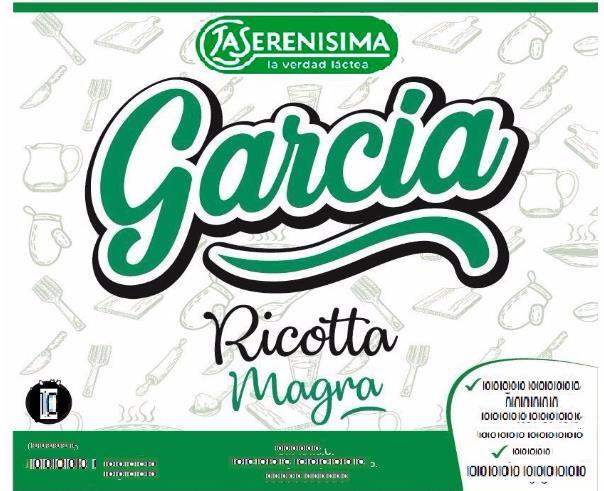 LA SERENISIMA LA VERDAD LACTEA GARCIA RICOTTA MAGRA