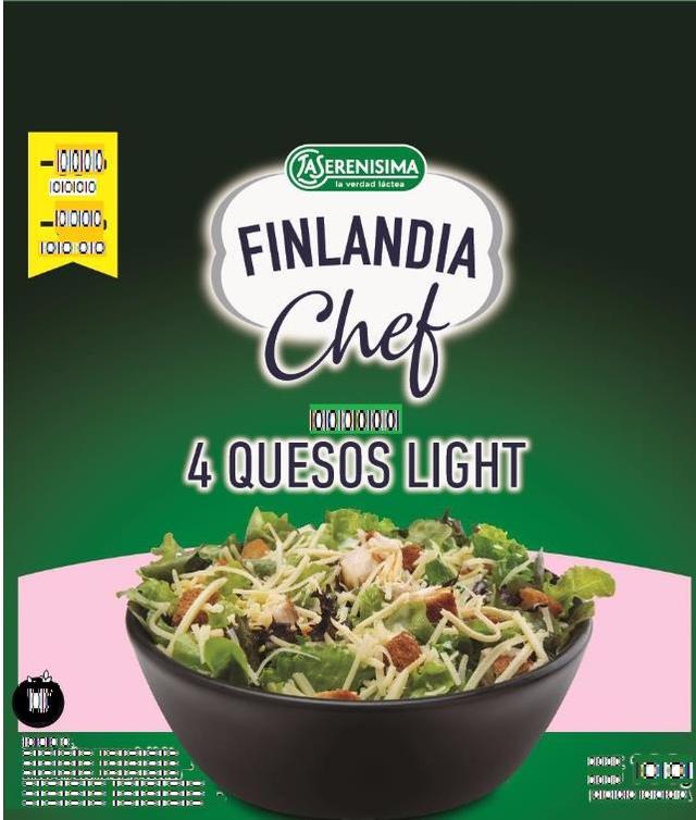 LA SERENISIMA LA VERDAD LACTEA FINLANDIA CHEF 4 QUESOS LIGHT