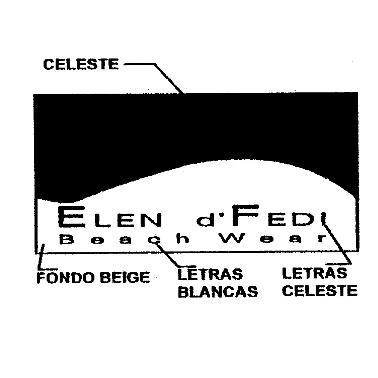 ELEN D'FEDI BEACH WEAR