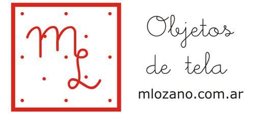 ML OBJETOS DE TELA MLOZANO.COM.AR