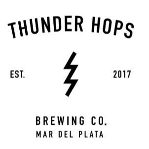 THUNDER HOPS  EST. 2017 . BREWING CO . MAR DEL PLATA