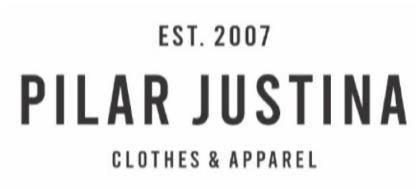 EST. 2007 PILAR JUSTINA CLOTHES & APPAREL