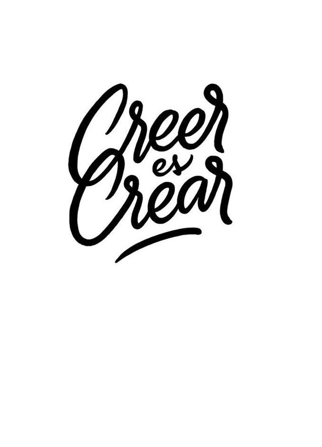 CREER ES CREAR