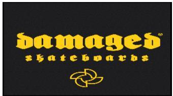 DAMAGED DMGD SKATEBOARDS