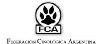 FCA FEDERACION CINOLOGICA ARGENTINA